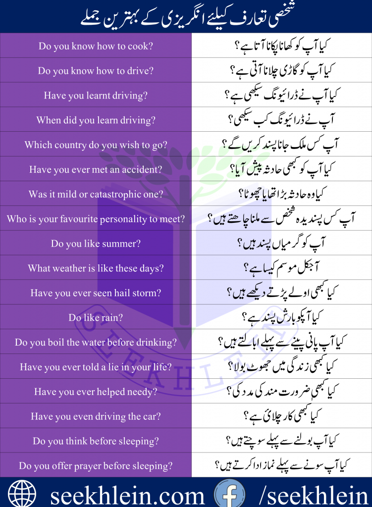 Aske questions in everyday life