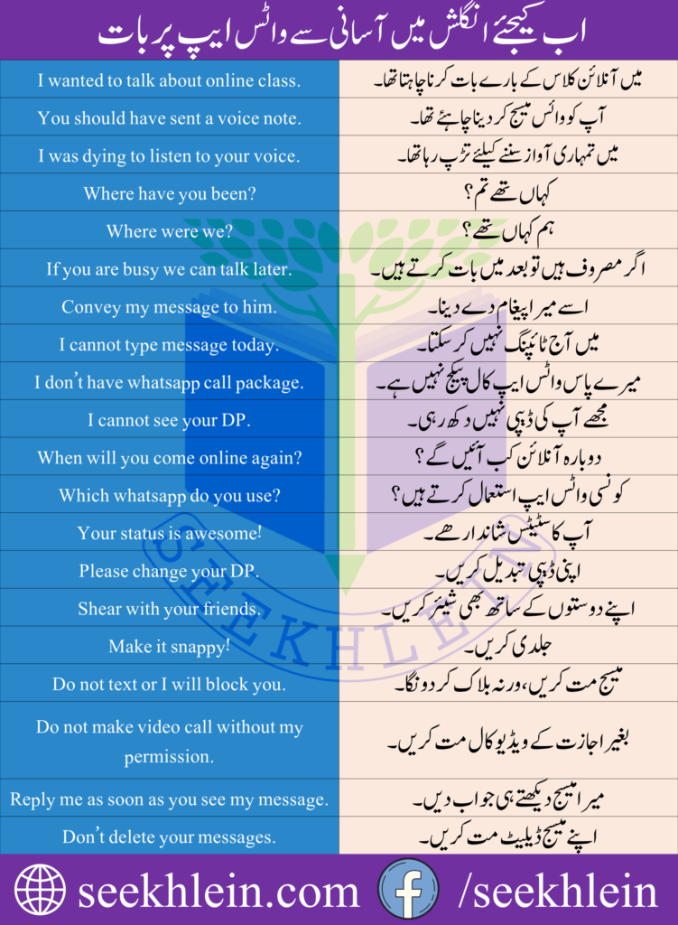 Speak English on Whatsapp with Friends