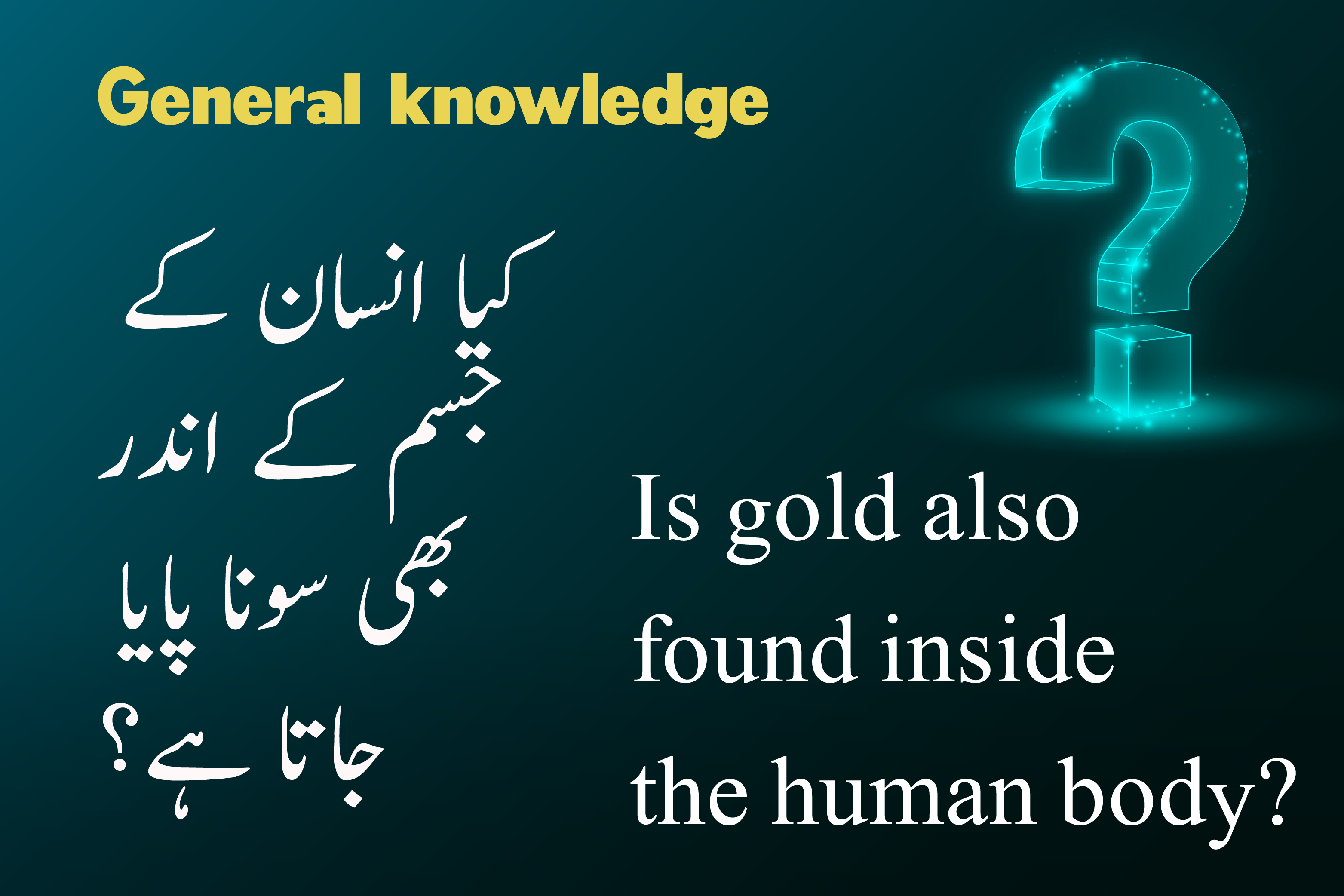 General Knowledge Questions in Urdu for test