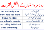 Daily Used Sentences
