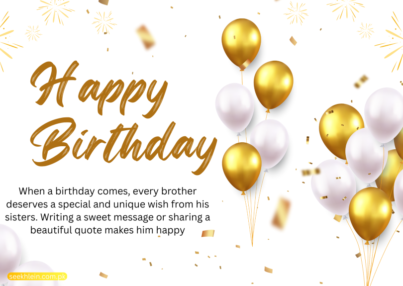 Happy Birthday Messages for a Brother