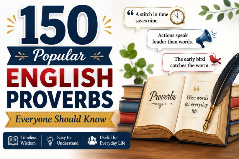 150 popular english proverbs