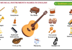Musical Instruments names in English