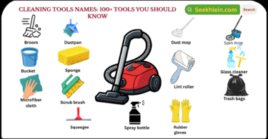 Cleaning Tools Names: 100+ Tools You Should Know