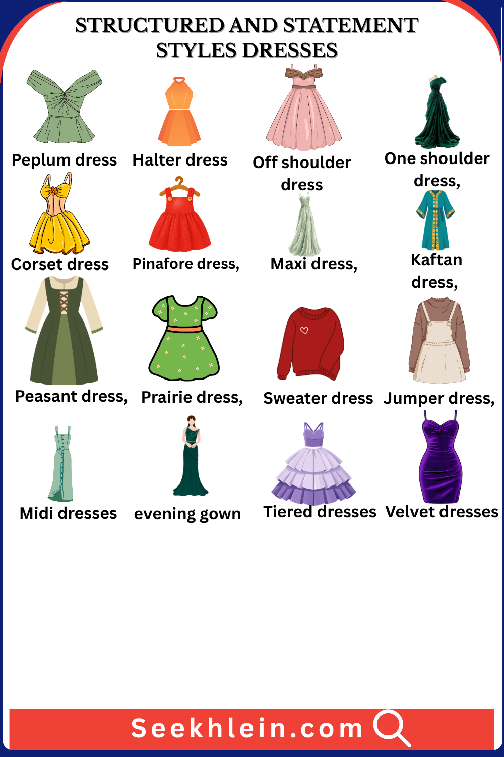 150+ Different Types of Dresses for Women